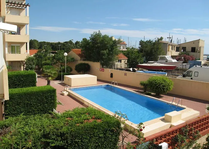 شقة T2 Port St Cyprien Piscine, Clim, Parking, Animaux Ok - Fr-1-106-39 سان سيبريان