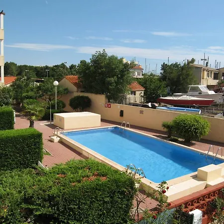 Lejlighed T2 Port St Cyprien Piscine, Clim, Parking, Animaux Ok - Fr-1-106-39 Saint-Cyprien (Pyrenees-Orientales)