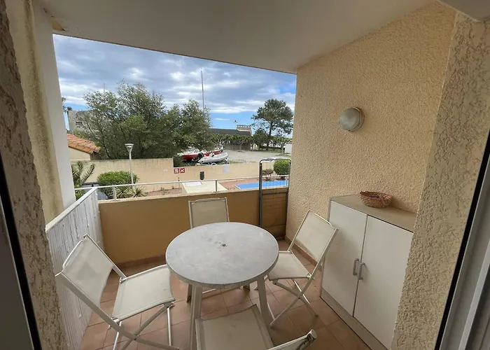 T2 Port St Cyprien Piscine, Clim, Parking, Animaux Ok - Fr-1-106-39